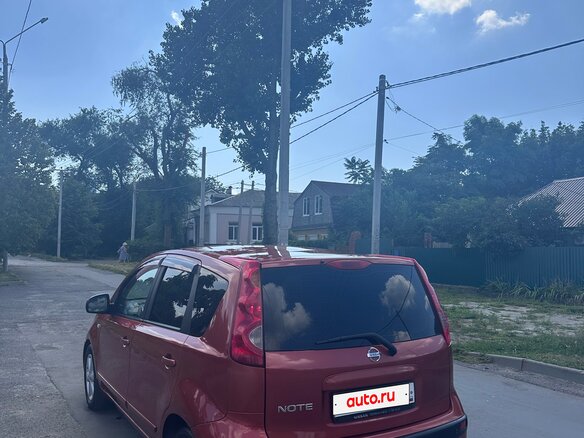 2007 Nissan Note I, красный, 499000 рублей - вид 5