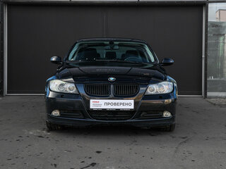 2008 BMW 3 серии 318i V (E90/E91/E92/E93), чёрный, 990000 рублей, вид 2
