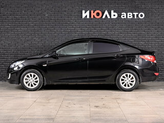 2012 Hyundai Solaris I, чёрный, 590000 рублей, вид 4