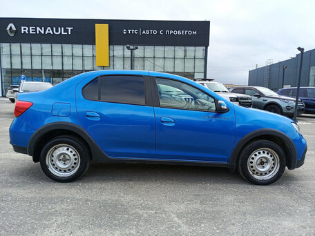 2021 Renault Logan Stepway II Рестайлинг, синий, 875000 рублей, вид 4