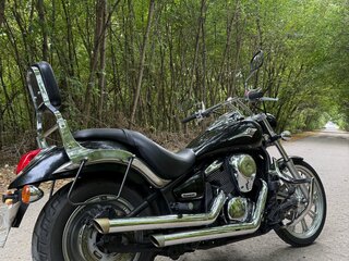 2008 Kawasaki VN900 Vulcan, чёрный, 380000 рублей, вид 2