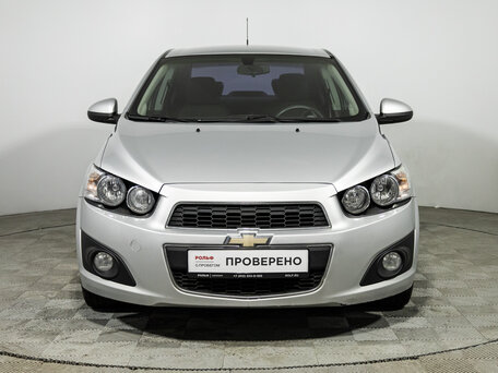 2014 Chevrolet Aveo II, серебристый, 689989 рублей, вид 2