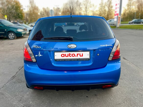2010 Kia Rio II Рестайлинг, синий, 597000 рублей - вид 5