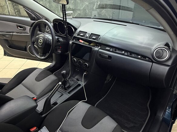2007 Mazda 3 I (BK) Рестайлинг, синий, 500000 рублей - вид 9