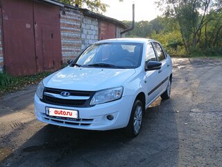 2015 Lada (ВАЗ) Granta I, белый, 350000 рублей, вид 1