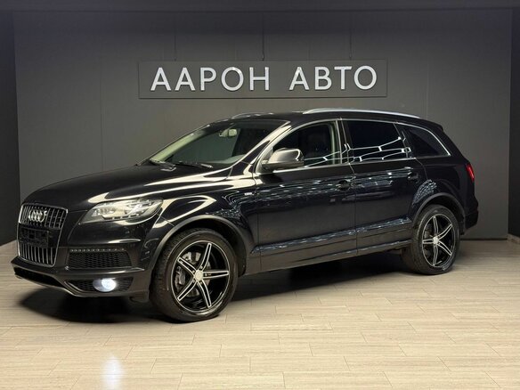 2014 Audi Q7 I (4L) Рестайлинг, чёрный, 2140000 рублей