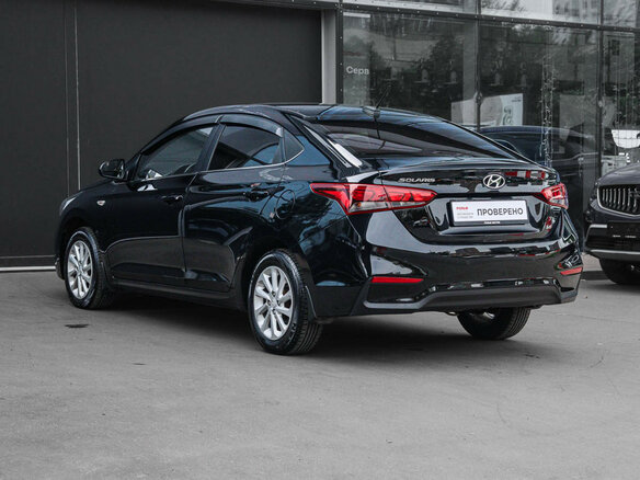 2018 Hyundai Solaris II, чёрный - вид 6