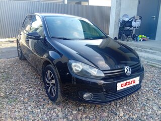 2011 Volkswagen Golf VI, чёрный, 590000 рублей, вид 3