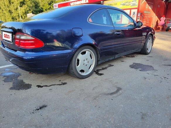 1997 Mercedes-Benz CLK-Класс 200 I (W208), синий, 475000 рублей - вид 3
