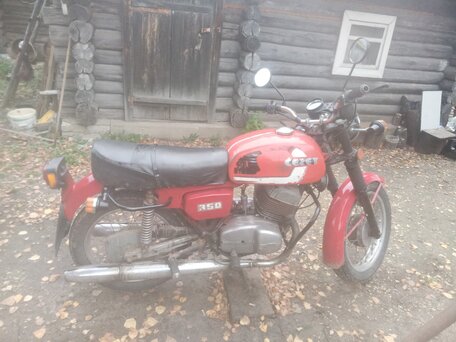 1988 CZ 350, красный, 40000 рублей, вид 3