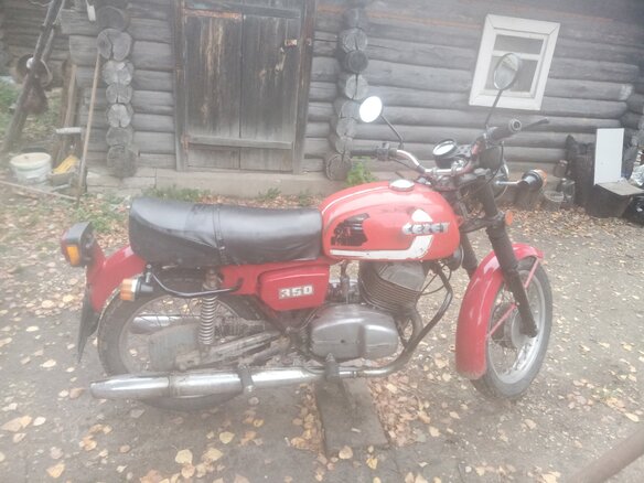 1988 CZ 350, красный, 40000 рублей - вид 2