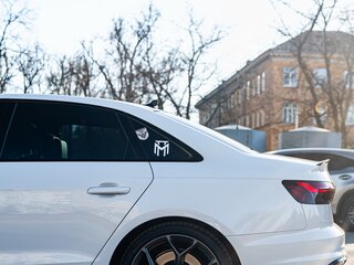 2021 Audi A4 45 TFSI V (B9) Рестайлинг, белый, 3650000 рублей, вид 5