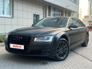 2015 Audi A8 Long III (D4) Рестайлинг, чёрный, 2289000 рублей, вид 1