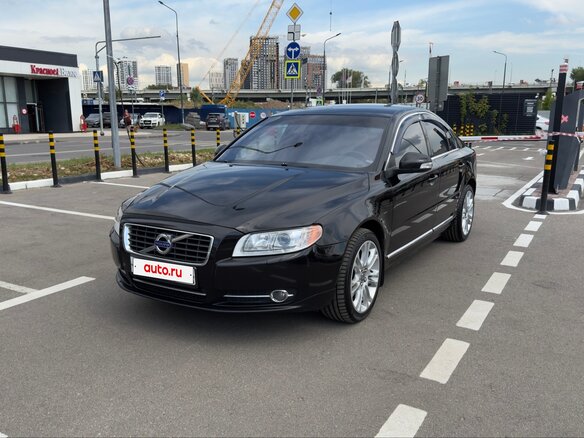 2010 Volvo S80 II Рестайлинг, чёрный, 1350000 рублей