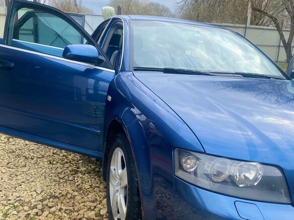 2004 Audi A4 II (B6), синий, 589000 рублей - вид 2