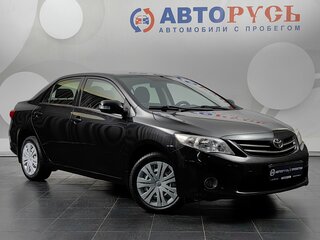 2012 Toyota Corolla X (E140, E150) Рестайлинг, чёрный, 1128000 рублей, вид 1