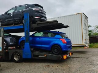 2021 Suzuki Swift V Рестайлинг, синий, 1300000 рублей, вид 2
