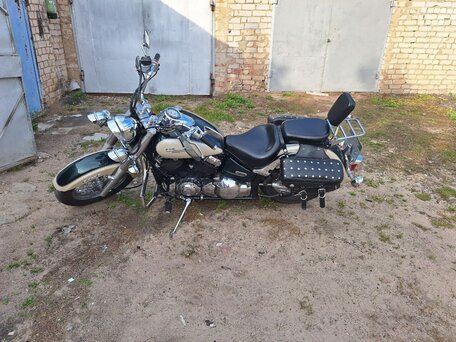 1998 Yamaha XVS400 Drag Star, зелёный, 350000 рублей, вид 3