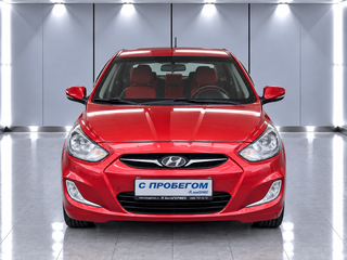 2011 Hyundai Solaris I, красный, 650000 рублей, вид 2