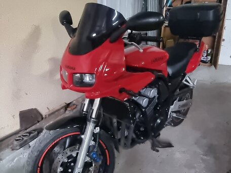 1998 Yamaha FZS600 Fazer, красный, 355000 рублей, вид 1