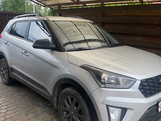 2021 Hyundai Creta I Рестайлинг, серебристый, 1960000 рублей, вид 4