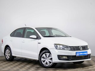 2019 Volkswagen Polo V Рестайлинг, белый, 1049000 рублей, вид 1