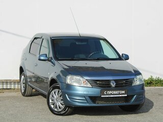 2013 Renault Logan I Рестайлинг, синий, 380000 рублей, вид 3