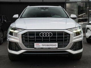2021 Audi Q8 45 TDI I (4M), серый, 7490000 рублей, вид 2