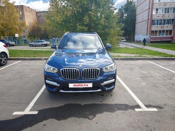 2019 BMW X3 30i sDrive III (G01), синий, 3100000 рублей