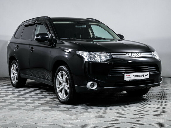 2014 Mitsubishi Outlander III, чёрный, 1339000 рублей - вид 2