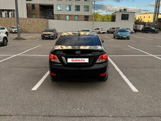 2012 Hyundai Solaris I, чёрный, 600000 рублей, вид 3