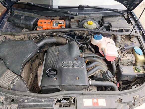 1998 Audi A4 I (B5), синий, 300000 рублей - вид 15