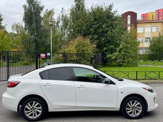 2013 Mazda 3 II (BL) Рестайлинг, белый, 930000 рублей, вид 4