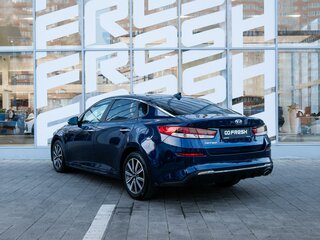 2019 Kia Optima IV Рестайлинг, синий, 1643000 рублей, вид 2
