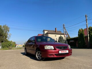 2006 Hyundai Accent ТагАЗ II, красный, 309000 рублей, вид 1