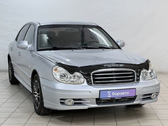 2007 Hyundai Sonata ТагАЗ IV (EF) Рестайлинг, серебристый, 438000 рублей - вид 2