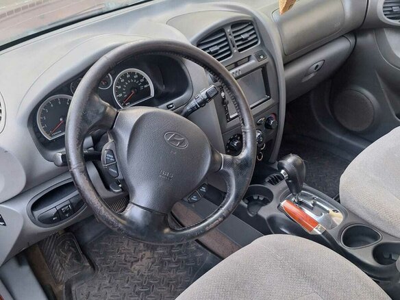 2005 Hyundai Santa Fe I, пурпурный - вид 7