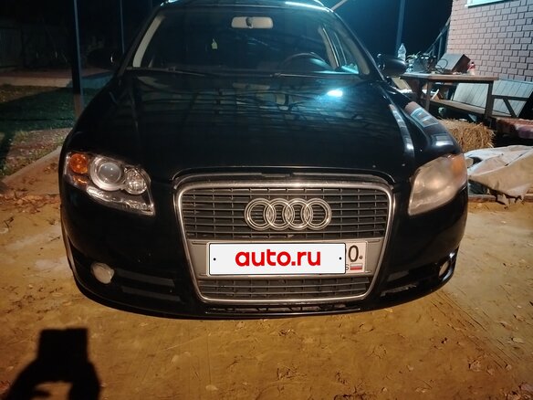2007 Audi A4 8V III (B7), чёрный, 610000 рублей