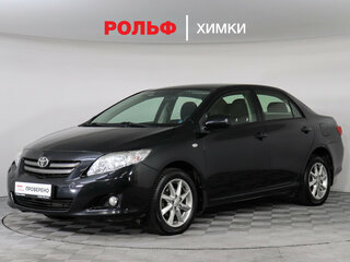 2010 Toyota Corolla X (E140, E150) Рестайлинг, чёрный, 999000 рублей, вид 1
