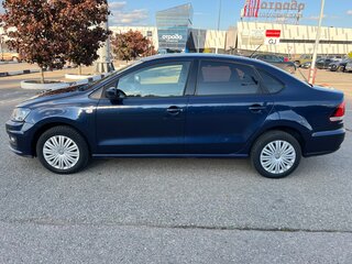 2016 Volkswagen Polo V Рестайлинг, синий, 900000 рублей, вид 5