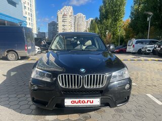2012 BMW X3 28i xDrive II (F25), чёрный, 1295000 рублей, вид 2