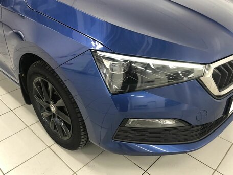 2021 Skoda Rapid II, синий, 1741686 рублей, вид 5
