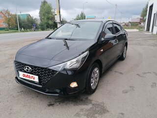 2021 Hyundai Solaris II Рестайлинг, чёрный, 1200000 рублей, вид 1