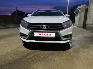 2016 Lada (ВАЗ) Vesta I, белый, 840000 рублей, вид 2