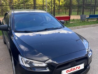 2012 Mitsubishi Lancer X Рестайлинг, чёрный, 900000 рублей, вид 2