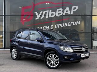 2012 Volkswagen Tiguan I Рестайлинг, синий, 1490000 рублей, вид 1