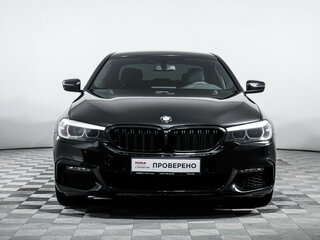2018 BMW 5 серии 520d xDrive VII (G30/G31/G38), чёрный, 3749000 рублей, вид 2