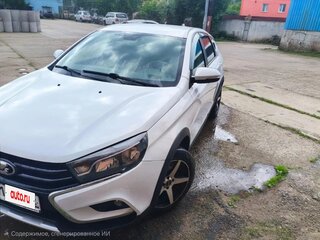 2019 Lada (ВАЗ) Vesta SW Cross I, белый, 1050000 рублей, вид 3