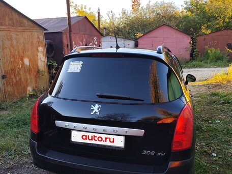 2008 Peugeot 308 I, чёрный, 570000 рублей, вид 4