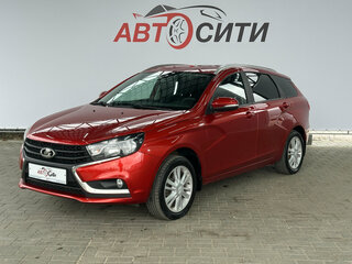 2019 Lada (ВАЗ) Vesta SW I, красный, 1205000 рублей, вид 1